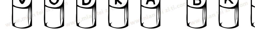 Vodka Brush Regular字体转换